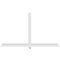 Ekena Millwork Eugene Architectural Grade PVC Gable Bracket, 96"W x 56"H x 4"D x 4"F, 14/12 Pitch GBP096X56X0404EUG00 - alternate 3
